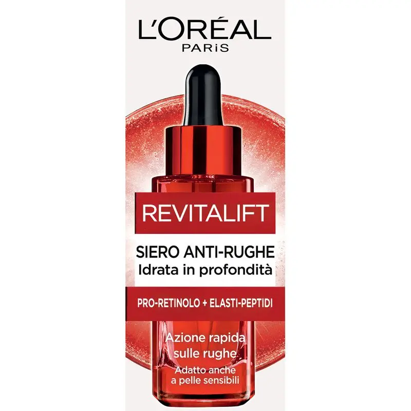 L'OREAL REVITALIFT SIERO ANTIRUGHE 30ML PRO-RETINOL + ELASTI-PEPTIDI