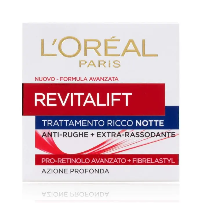 L'OREAL REVITALIFT TRATTAMENTO RICCO NOTTE ANTI-RUGHE + EXTRA-RASSODANTE 50ML