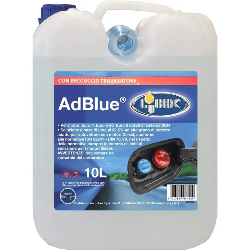 LUBEX ADBLUE LT.10 CON TAPPO VERSATORE