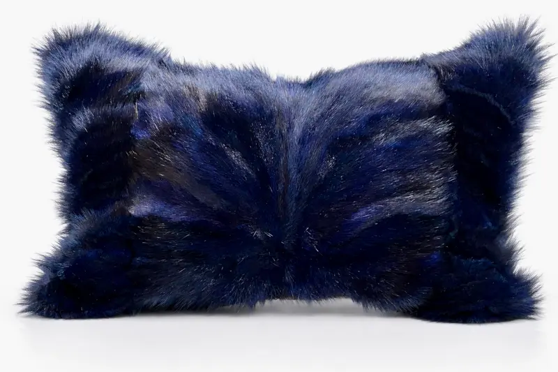 Luxury Real Fur & Ikat Silk