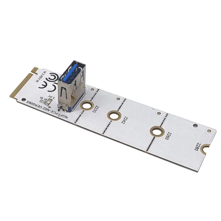 M.2 NVME To USB 3.0 PCI-E Expansion Card Adapter for Graphics Card(Whiteboard)