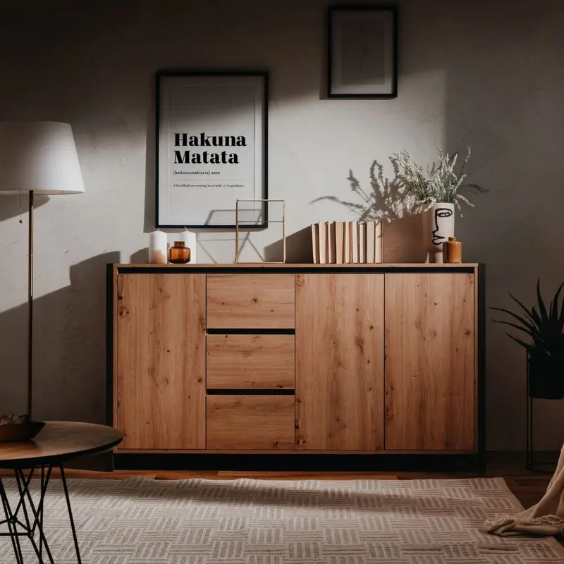 Madia Denver 3 160x40x88H quercia antracite