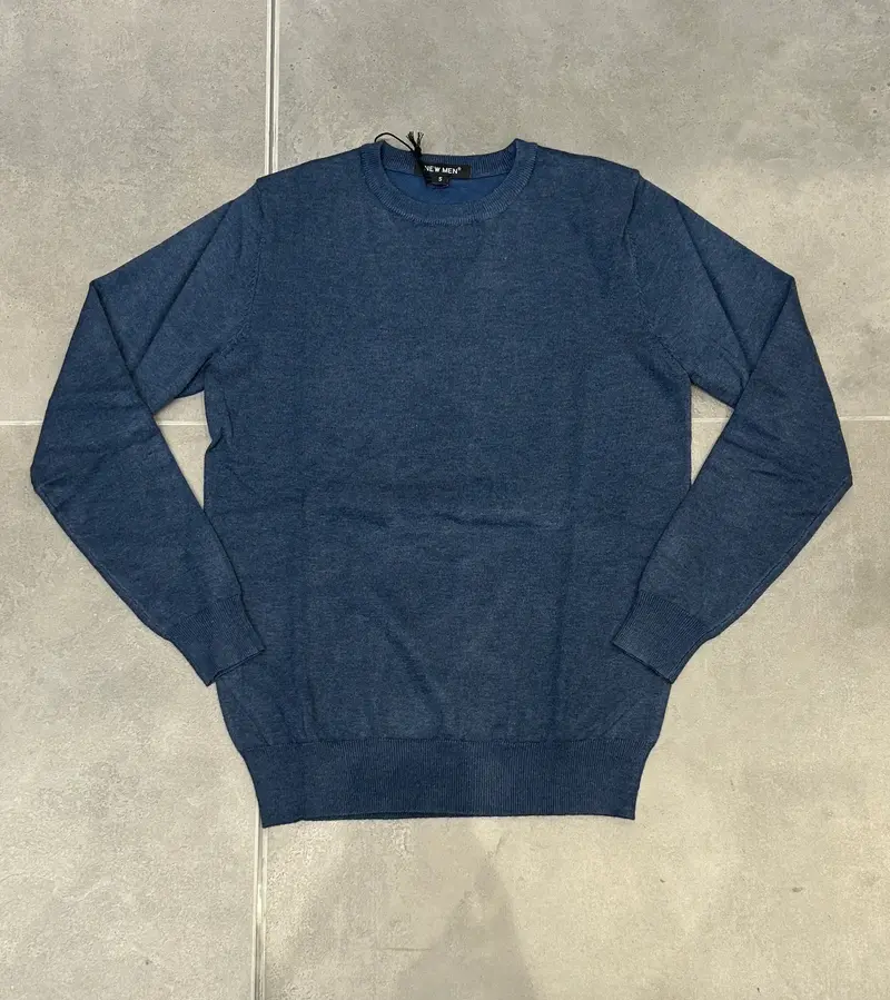 Maglia a Maniche Lunghe Uomo Girocollo in Maglia