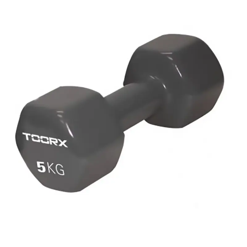 Manubrio in Vinile 5 kg Grigio Scuro Toorx