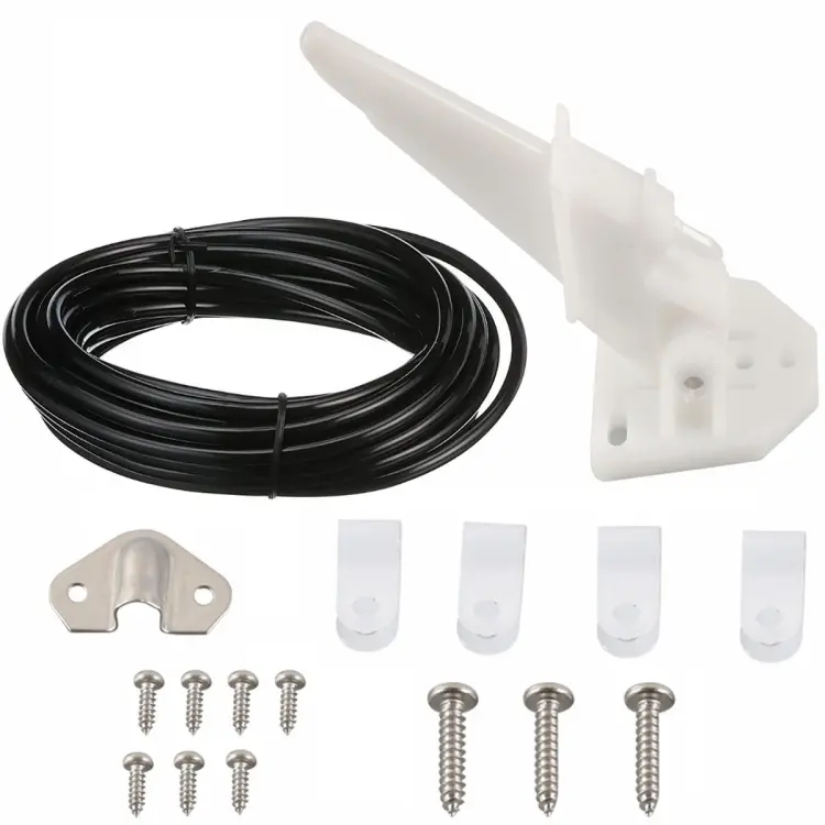 Marine Yacht Speedometer Pitot with Tube(White)