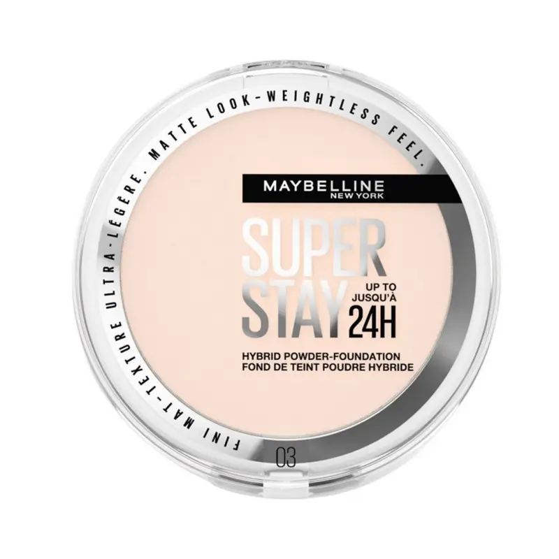MAYBELLINE SUPER STAY 24H HYBRID POWDER FONDOTINTA 03