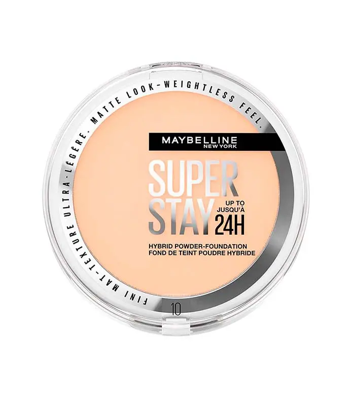 MAYBELLINE SUPER STAY 24H HYBRID POWDER FONDOTINTA 10