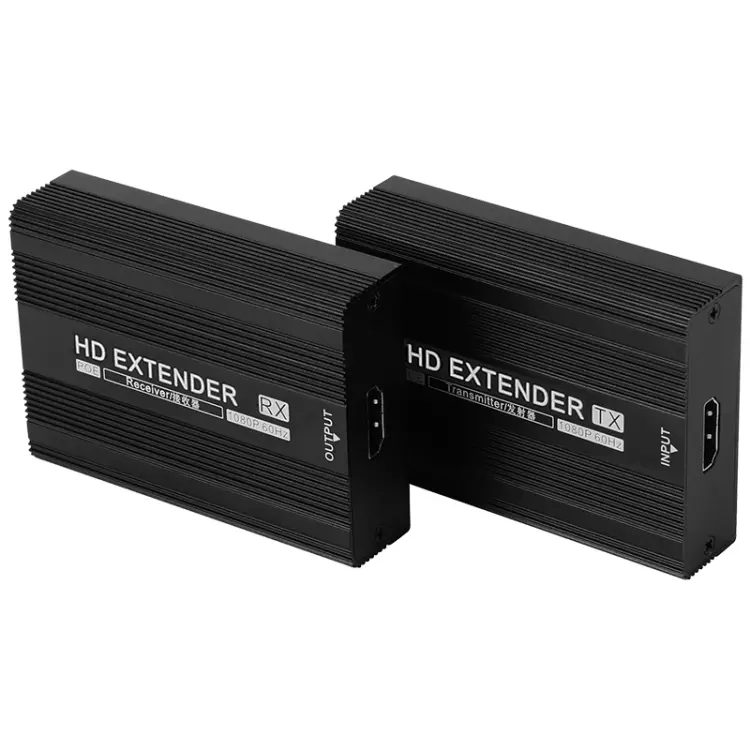 Measy ET1820 HDMI Extender Transmitter and Receiver Converter, POE Single Power Supply, Transmission Distance