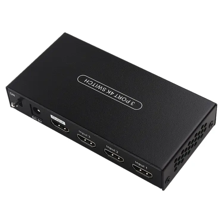 Measy SWH4631 4K 60Hz 3 In 1 Out HDMI Converter Switcher, Plug Type
