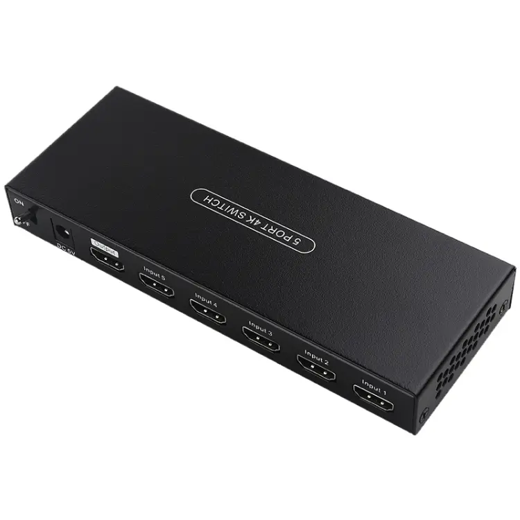 Measy SWH4651 4K 60Hz 5 In 1 Out HDMI Converter Switcher, Plug Type