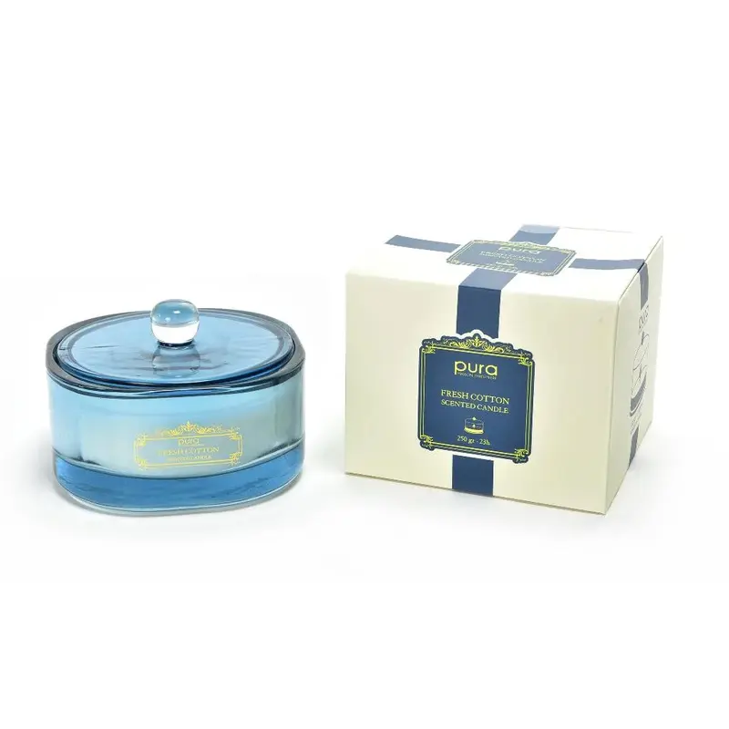 MERCURY PURA CANDELA PROFUMATA 250GR FRESH COTTON CON SCATOLA REGALO