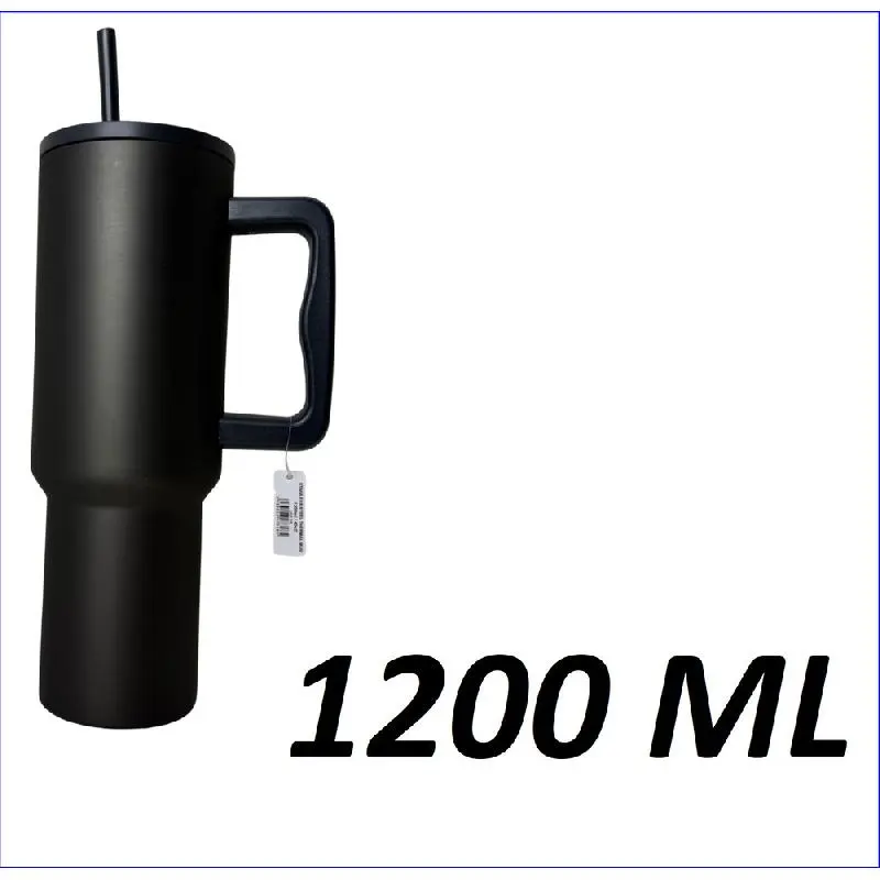 MILLE BACI BORRACCIA IN METALLO CON MANICO 1200ML CANNA DI FUCILE USA-19