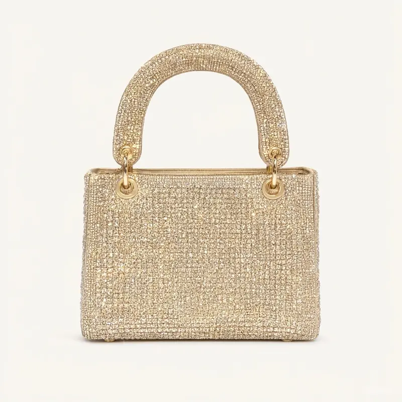 Mini Borsa a Mano con Strass MILI ACCESSORIES