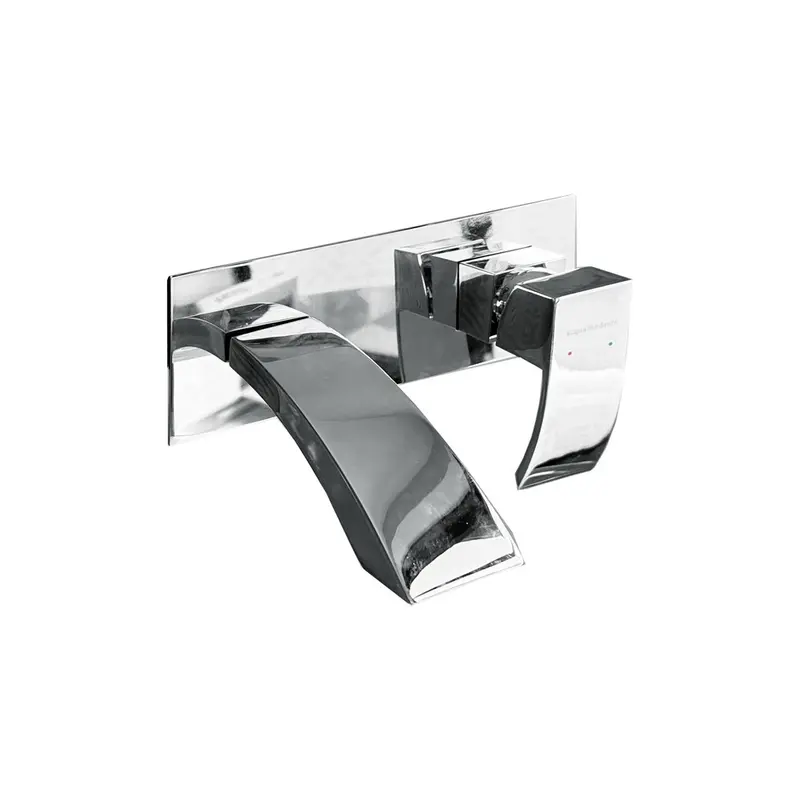 Miscelatore bagno Riga cascata in finitura cromo