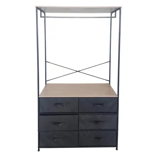MOBILE 6 CASSETTI CON APPENDI CAMICIE COLMAR 100X40X167CM