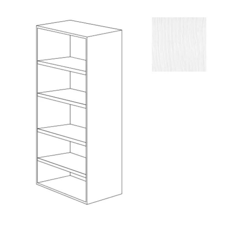Modulo H 129 per ufficio ibisco bianco frassinato