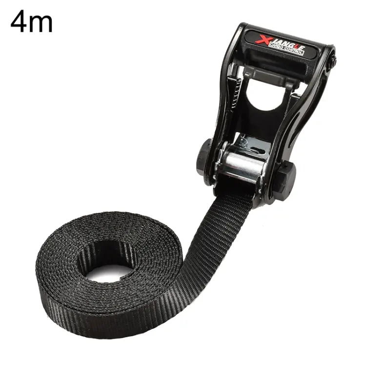 Motorcycle Ratchet Tensioner Cargo Bundling And Luggage Fixing Straps, Length