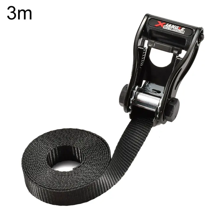 Motorcycle Ratchet Tensioner Cargo Bundling And Luggage Fixing Straps, Length