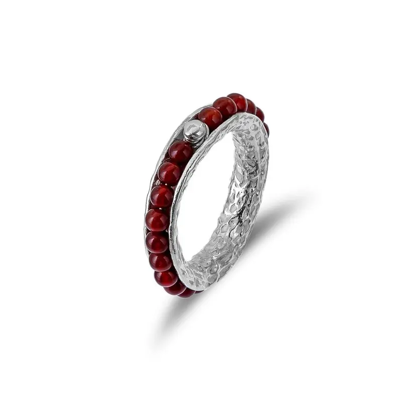 MPAT1386 - ANELLO IN ARGENTO 925‰ NATURALE E PIETRE