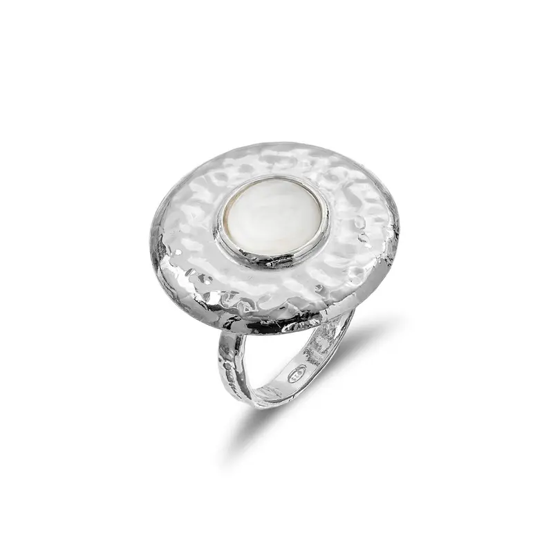 MPAT1395 - ANELLO IN ARGENTO 925‰ NATURALE E MADREPERLA