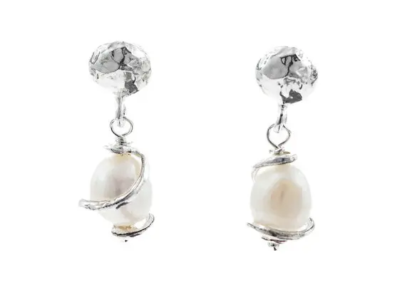 MPOR6665 - COPPIA DI ORECCHINI IN AG925 NATURALE E PERLE
