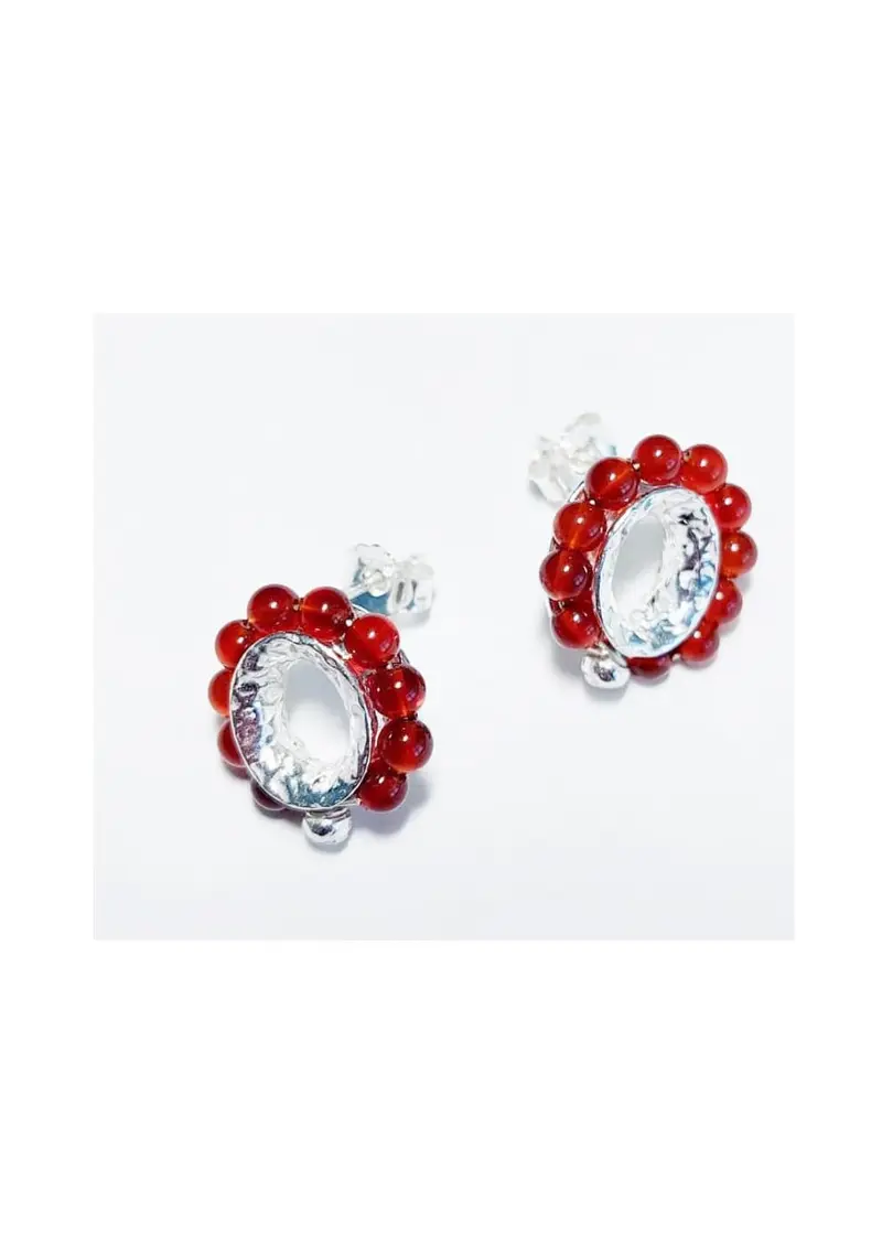 MPOR7785 - ORECCHINI IN ARGENTO 925‰ NATURALE E PIETRE