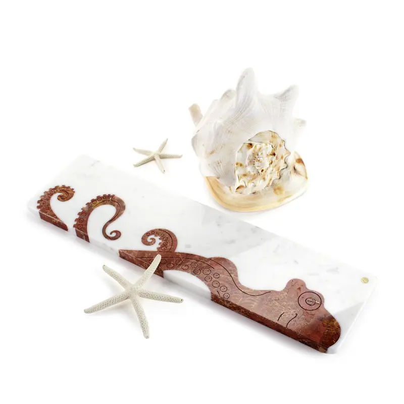 Mr. Octopus - centerpiece/serving plate in marble