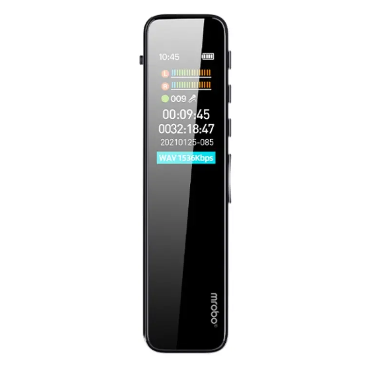 Mrobo RV18 0.96-Inch Color Screen Smart Noise Reduction Recording Pen, Capacity