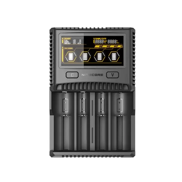 NITECORE 4-Slot Smart LCD Fast Charger, Model