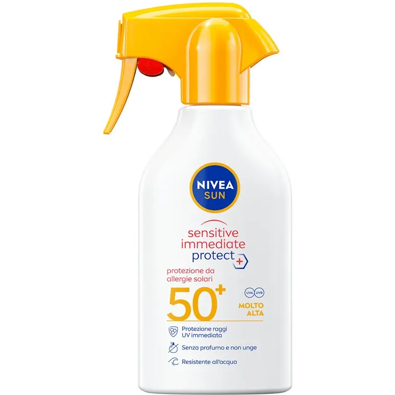 NIVEA SUN SENSITIVE IMMEDIATE PROTECT TRIGGER 250ML SPF 50+