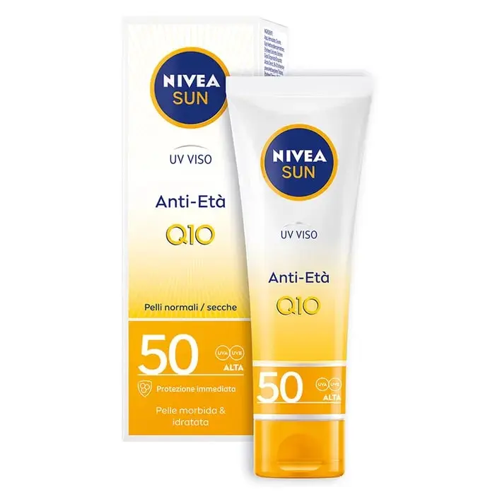 NIVEA SUN UV VISO ANTI-ETA' Q10 50ML SPF 50
