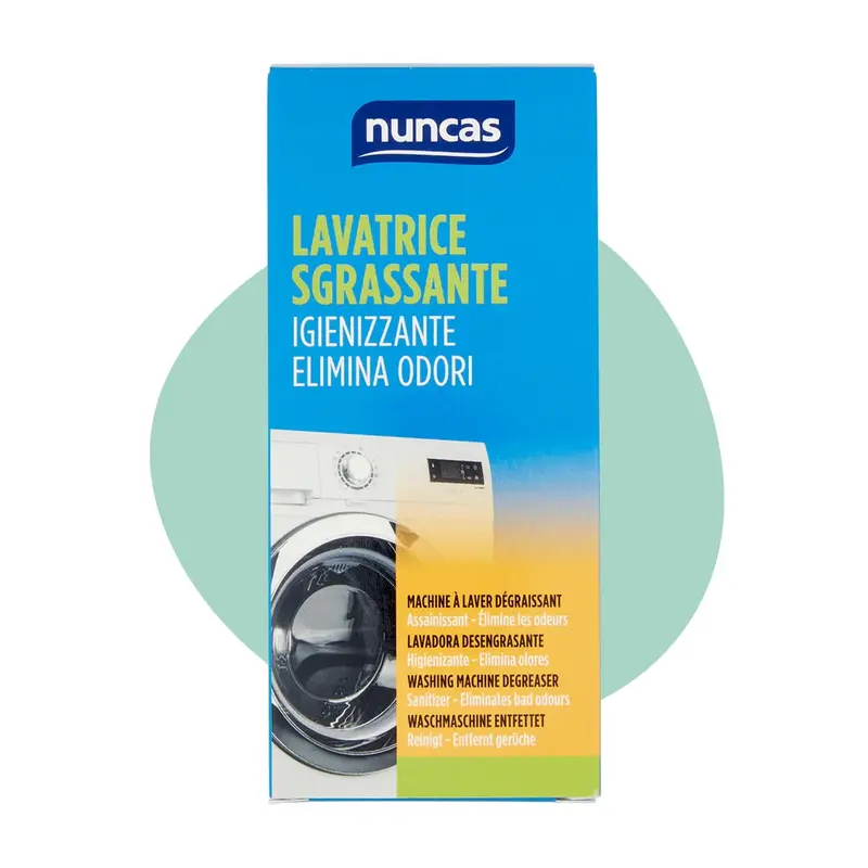 NUNCAS LAVATRICE SGRASSANTE IGIENIZZANTE ELIMINA ODORI 250G