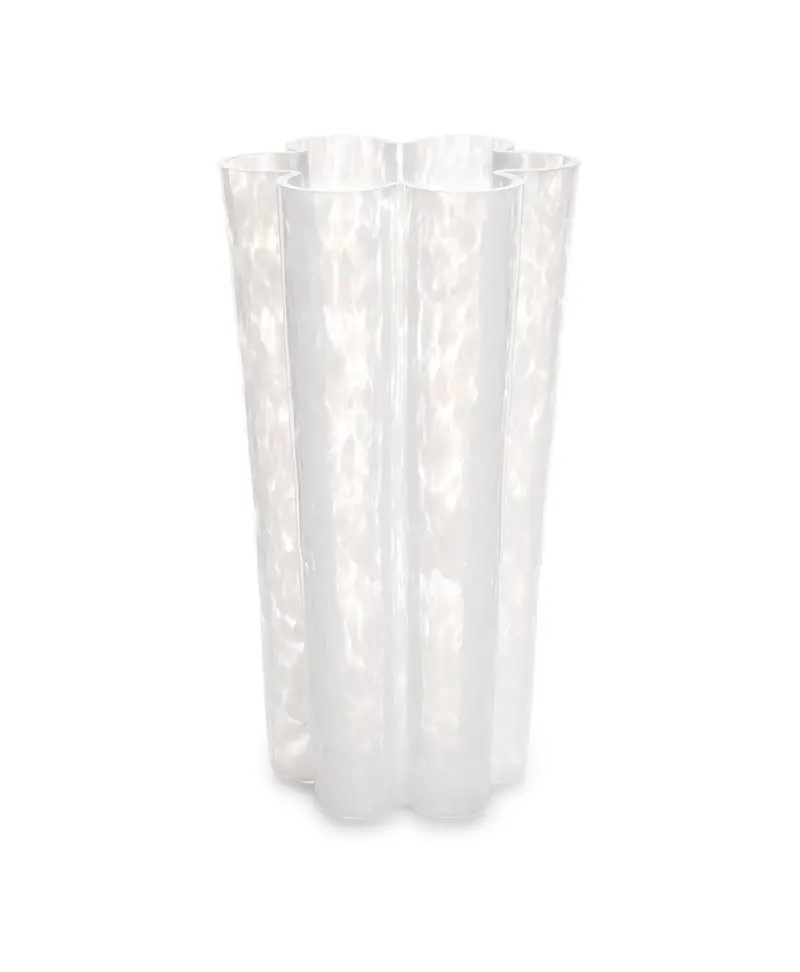 OPALINE TALL FLOWER BUCKET VASE