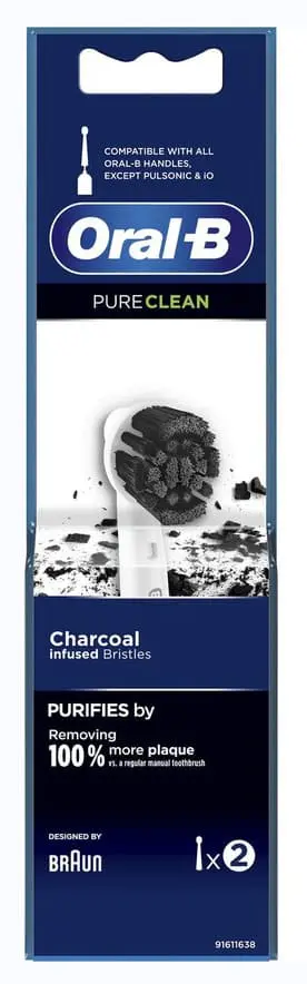 ORAL-B REFILL PURE CLEAN CARBONE X2