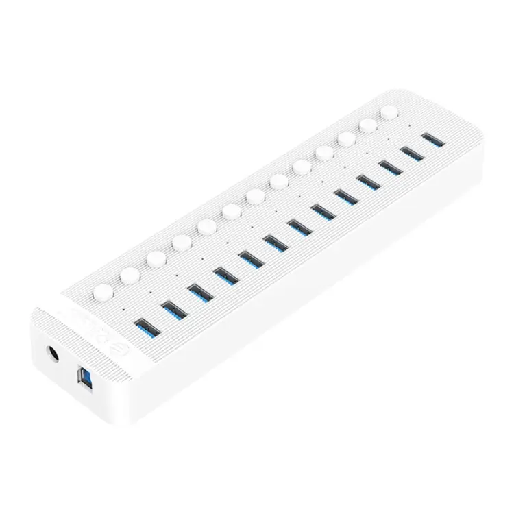 ORICO CT2U3-13AB Plastic Stripes 13 Ports USB 3.0 HUB with Individual Switches, Plug