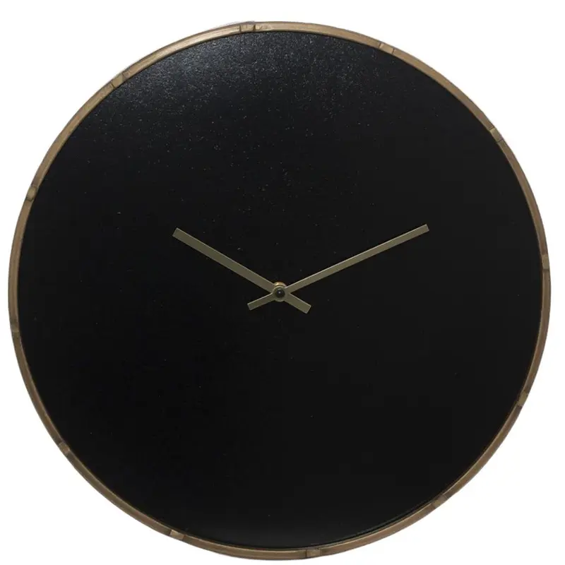 Orologio in mdf e metallo Ø40