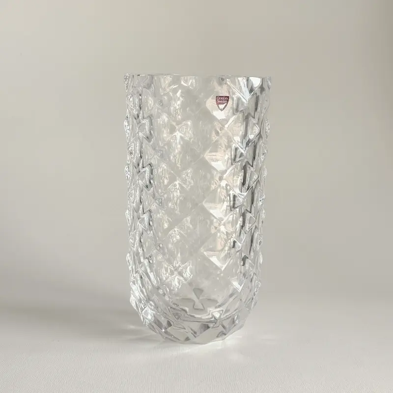 Orrefors Haga Crystal Vase