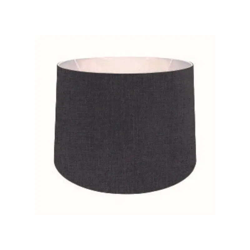 Paralume Deco MDL3566 in PVC effetto tessuto nero