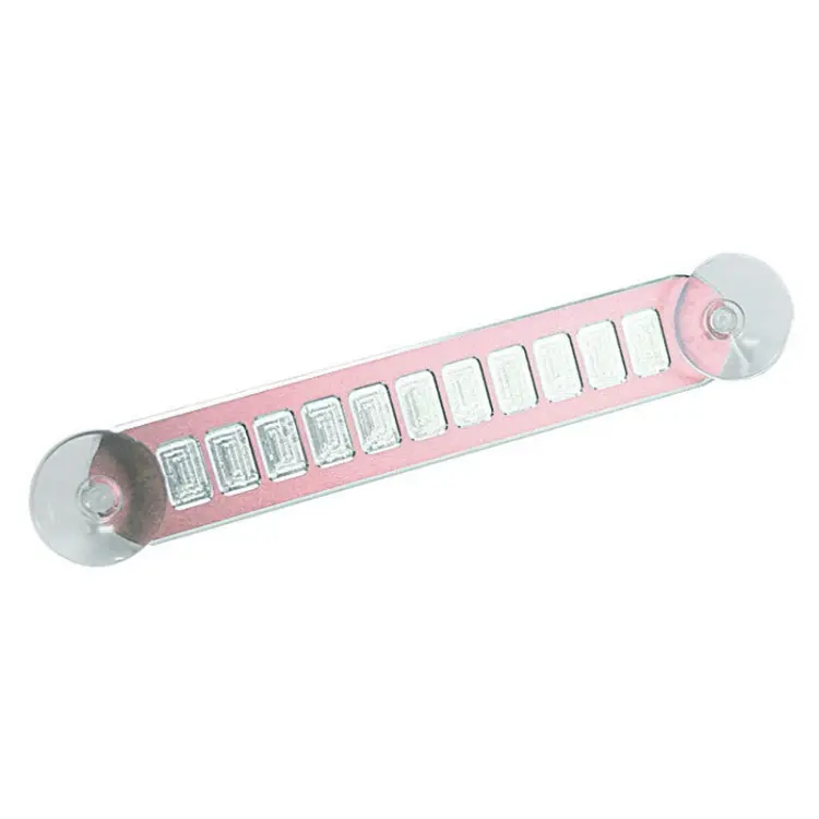 Parking Number Plate Aluminum Alloy Lightweight Simple Temporary Parking Plate(Rose Gold)