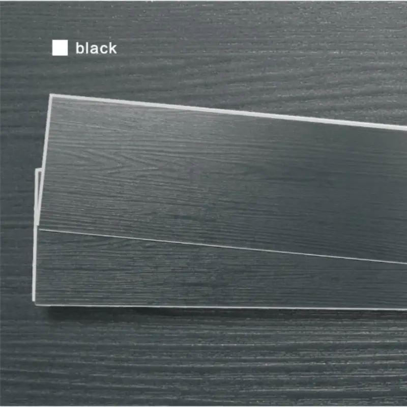 Pavimento in SPC 1220x181x5.0 mm. colore nero