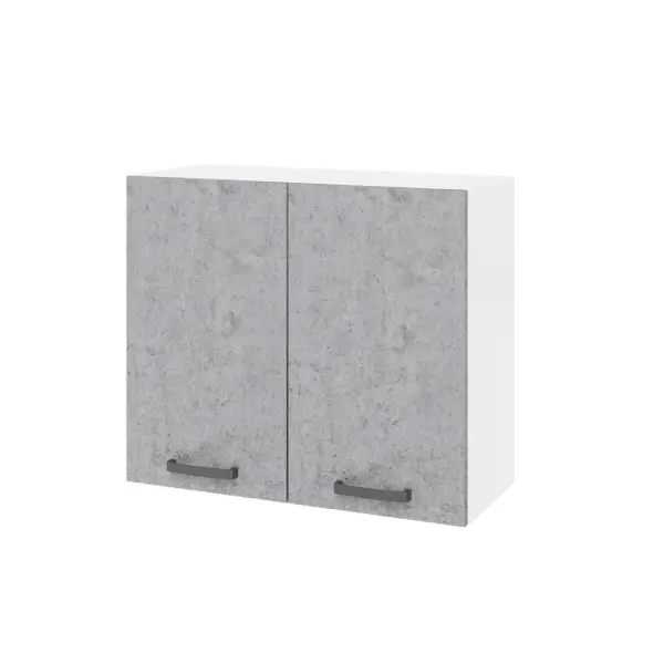 Pensile cucina 80x32x72H cm. 2 ante cemento
