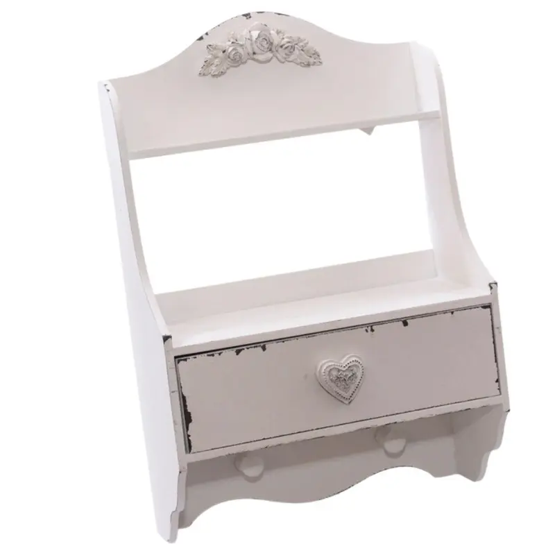 Pensile in legno bianco 38X26H13