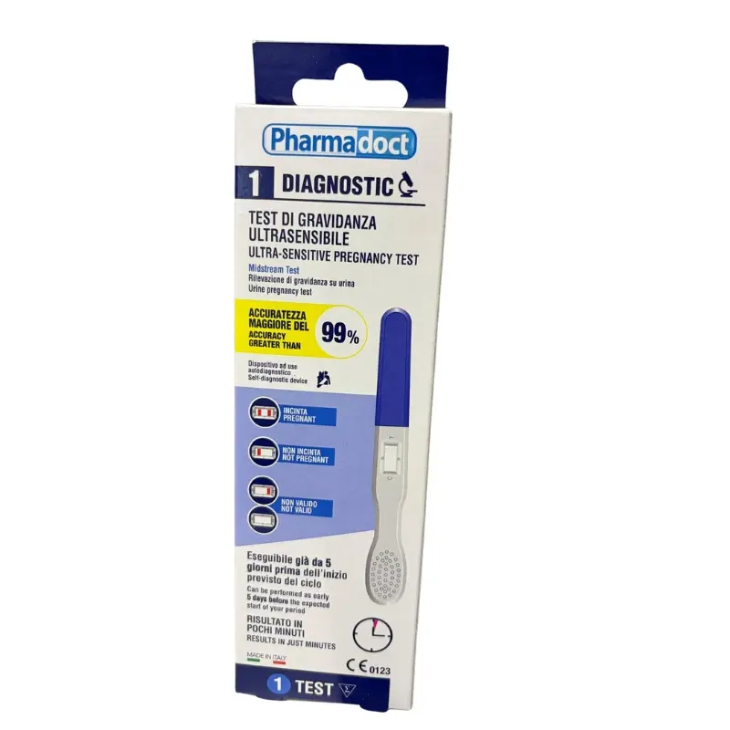 PHARMADOCT DIAGNOSTIC TEST DI GRAVIDANZA ULTRASENSIBILE 1 TEST