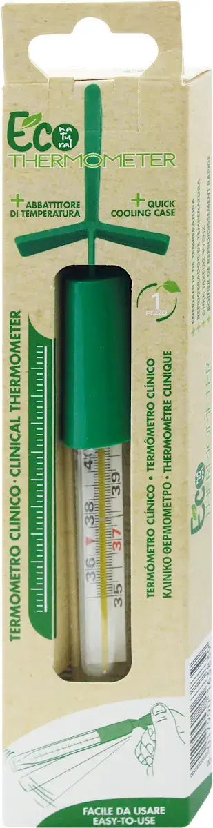PHARMADOCT MEGAPLAST TERMOMETRO CLINICO AL GALINSTAN ECOLOGICO