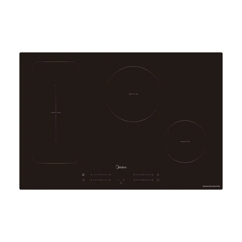 Piano cottura Midea ad induzione MIH740F98K0 77 cm 1 zona bridge colore nero