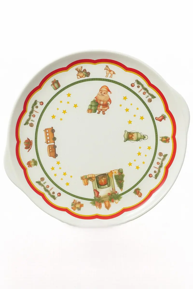 PIATTO PANETTONE 32 CM LINEA NATALE