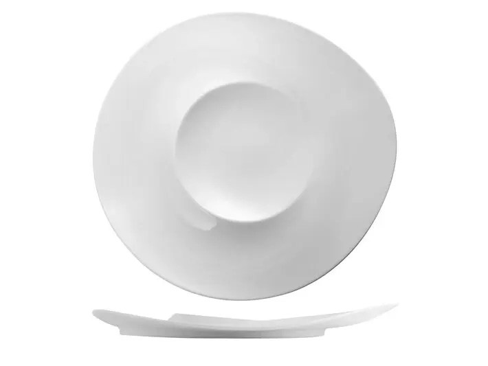 Piatto selection hotellerie in porcellana bianca cm 31,5x31x3,6h.H&H