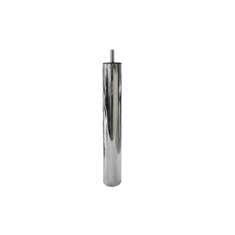 Piede in metallo cromato diametro 4,2 cm altezza 10 cm