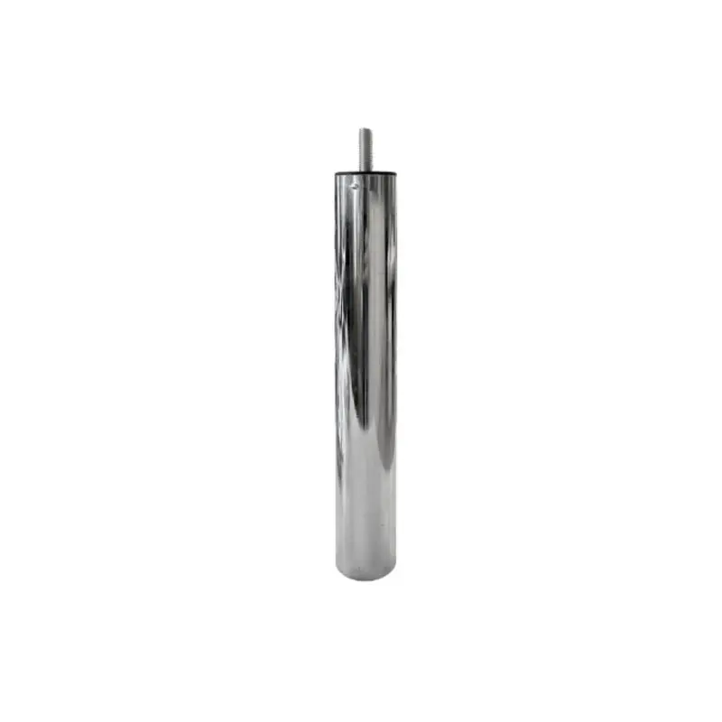 Piede in metallo cromato diametro 4,2 cm altezza 15 cm