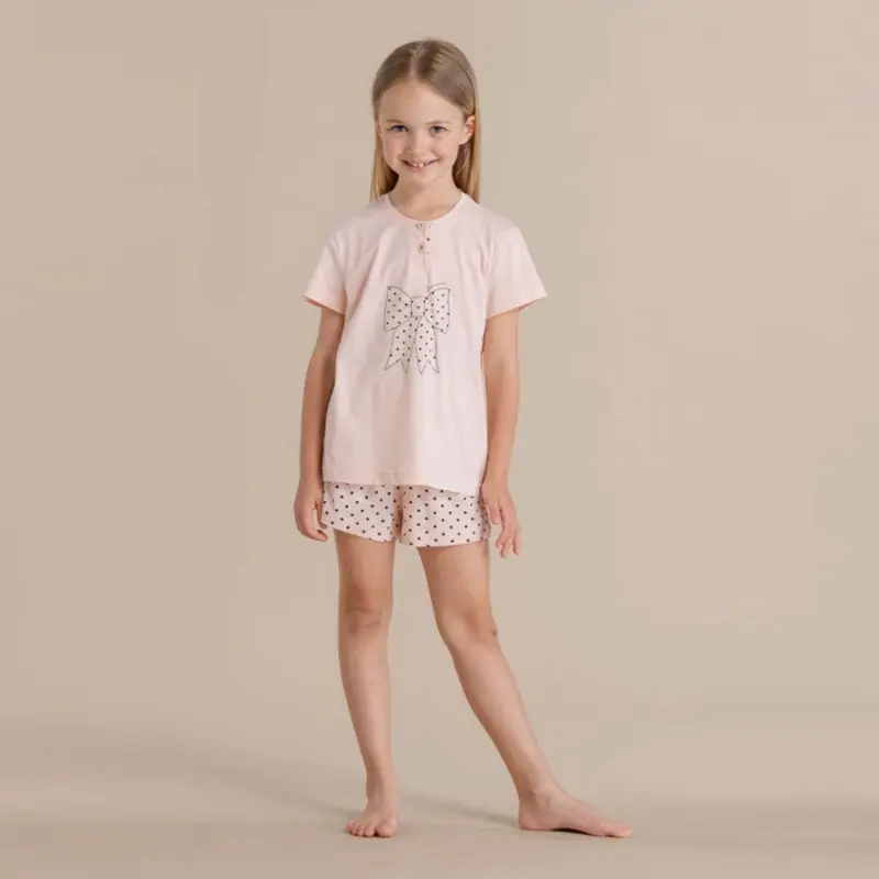 Pigiama bambina mezza manica e short - FE2513AB